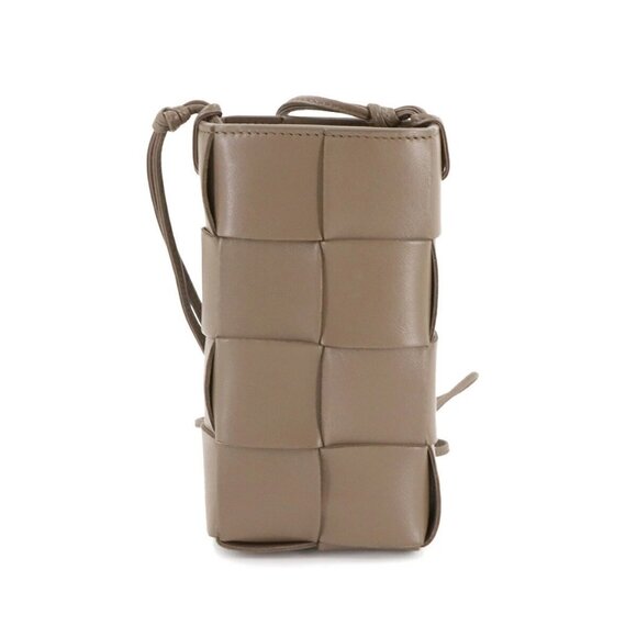 BOTTEGA VENETA Intrecciato Mini Cassette Bag Shoulder Leather - Picture 1 of 9